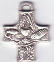 Kreuz aus  Metall 2,1 cm.